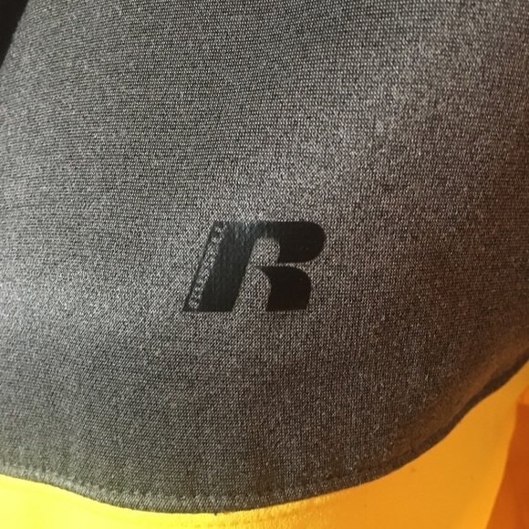 Russell zipper front two colored sweat jacket - Picture 8 of 11